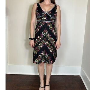 Vintage Madison Leigh Floral Dress Size 4P
